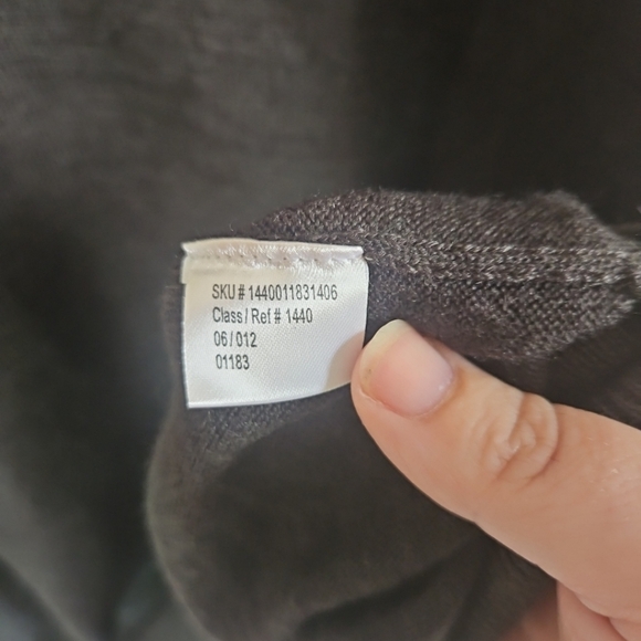 Jos A Bank Sweater Mens 2XL XXL Dark Green Merino Wool Blend Executive V-Neck - Picture 5 of 6